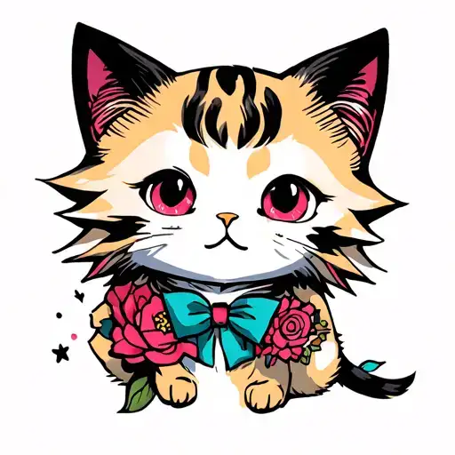 Kitty Emo Style Design