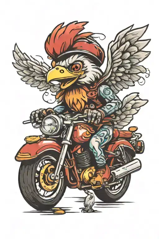 Motorcycle Baby Chicken Wing