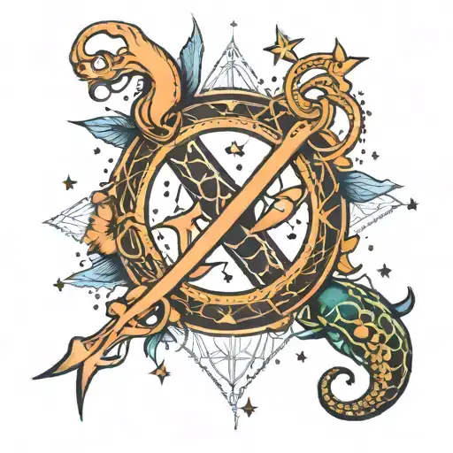 Cancer Pisces Libra With Constellation Intertwined