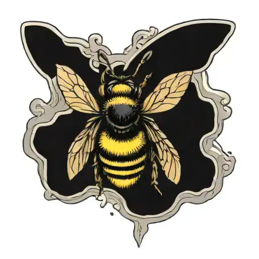 Army Bumble Bee Flying
