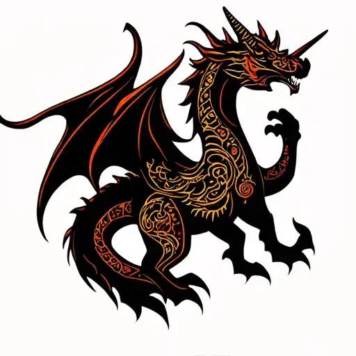 Oroborus Dragon -Shaped Unicorn