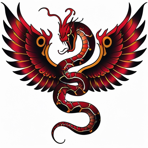 Crimson Wings of the Serpent