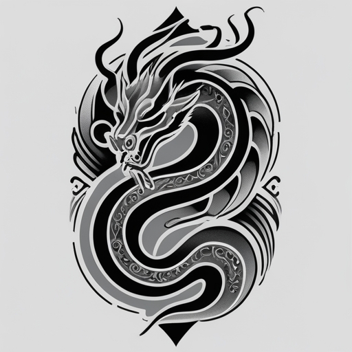 Sacred Serpent’s Rebirth Tattoo idea