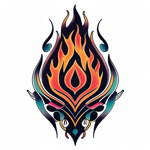 Soul’s Flame of Fate Tattoo idea