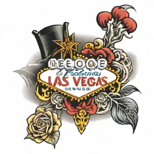 Las Vegas Sign In Background