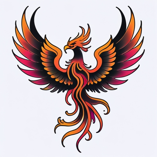 Phoenix Wings Tattoo idea