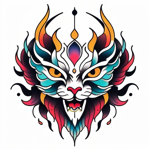 Moonlit Cry Tattoo idea