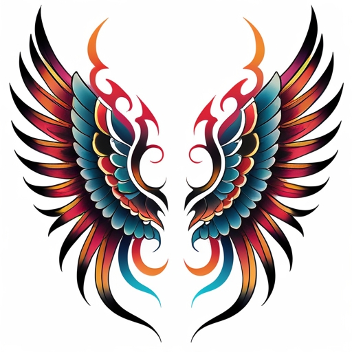 Eclipse Wings Tattoo idea