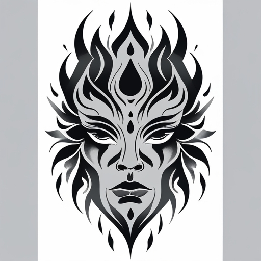 Tears of the Storm Tattoo idea