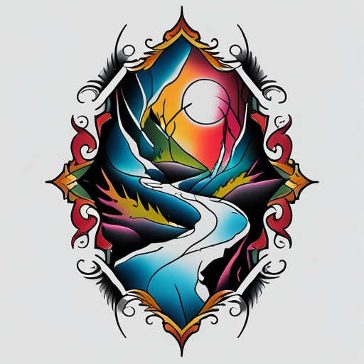 Frozen Path Tattoo idea
