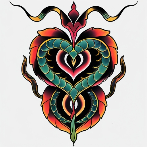 Eternal Serpent’s Kiss Tattoo idea