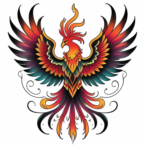 Sacred Phoenix’s Wings of Rebirth
