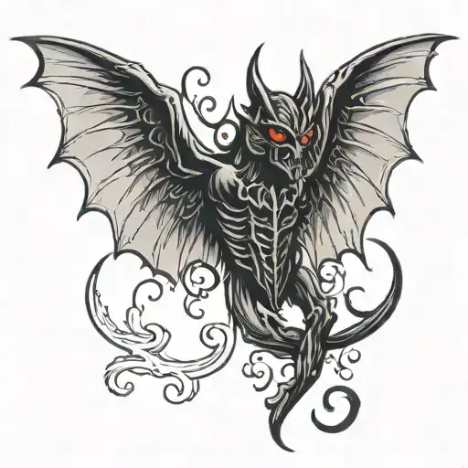 Black Devil Wings
