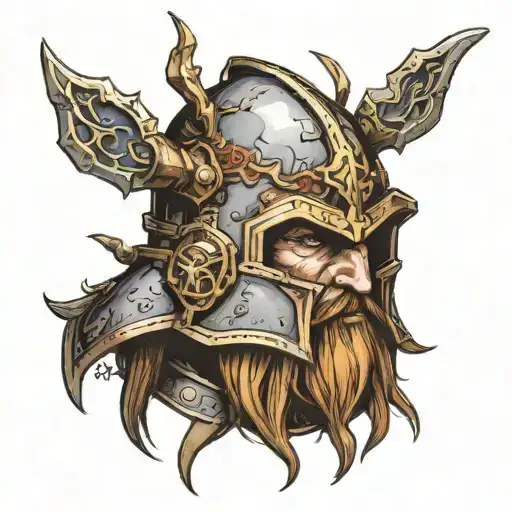 Dwarfen Helmet As Dungeon With A Group Of An Elf A Dwarf An Human Wizard And A Human Hunter