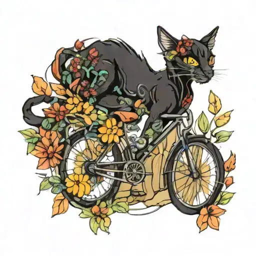 Black Cat Mountains Plants Bikes