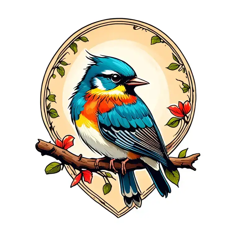 Little Bird And Branch