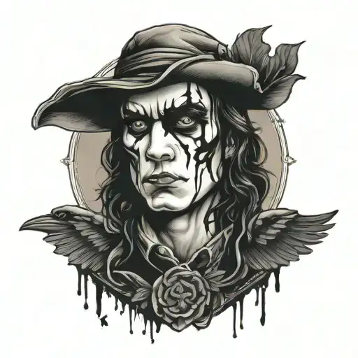 Crow Brandon Lee Roth Face