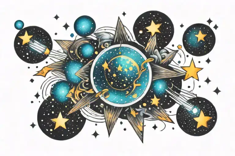 Galaxy Filled With Stars