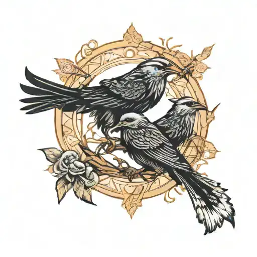 Hugin And Munin Odin Spear