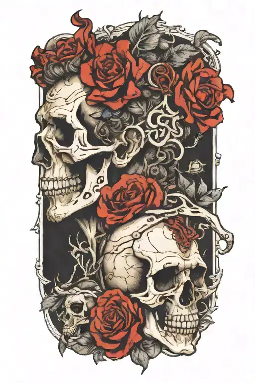 Marcus Aurelius And Skull