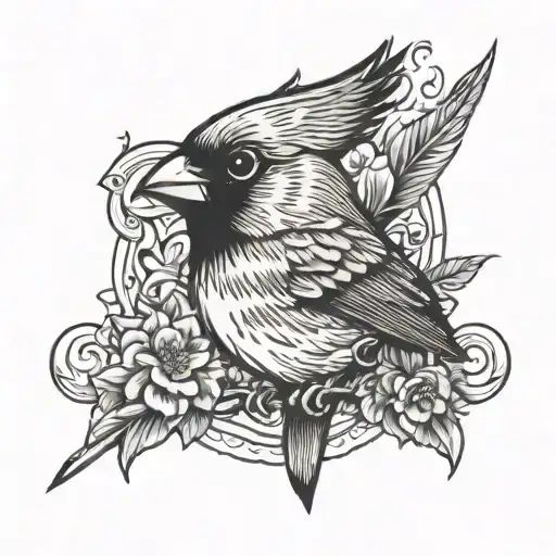 Small Cardinal Head Profile