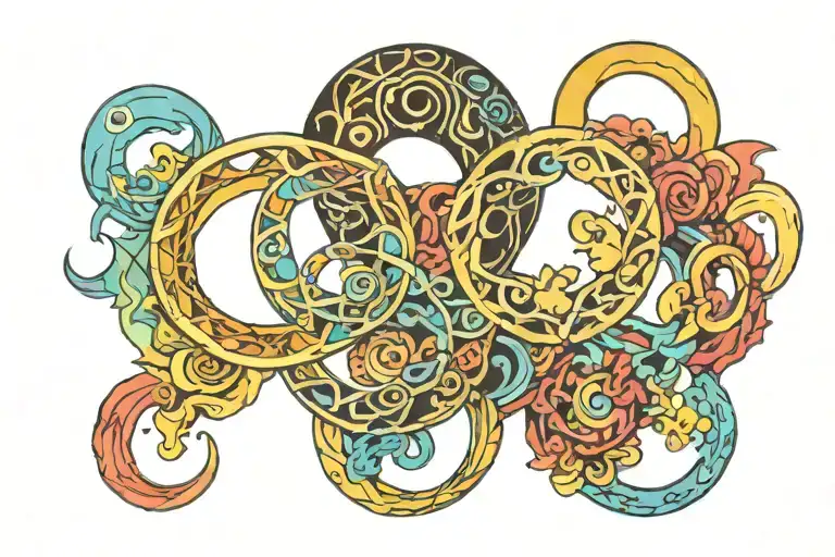 Psychedelic Olympic Rings