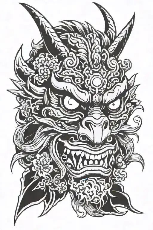 Tengu Mask Wirth Dragon