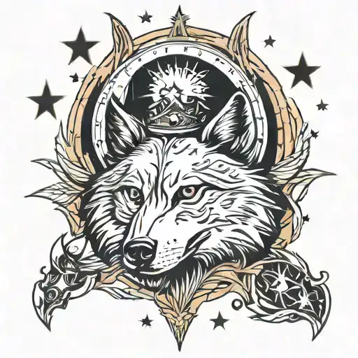 Wolf Ataturk And Moon Star