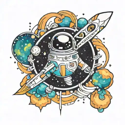 Psychedelic Space Themed