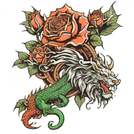 Dragon And Lion Strength Roses Growing