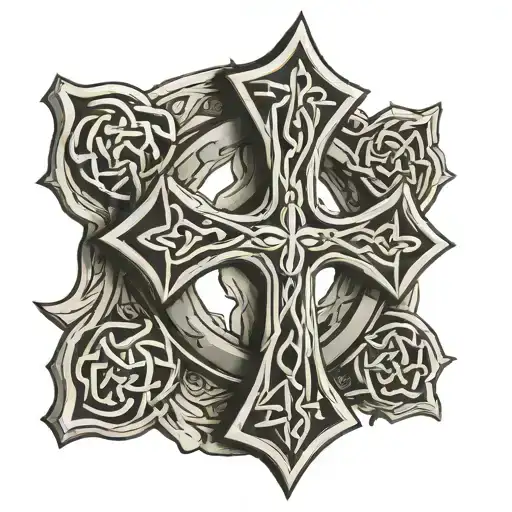 Celtic Cross With 13 Incorporated