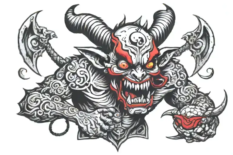 The Demon Eat You Raw