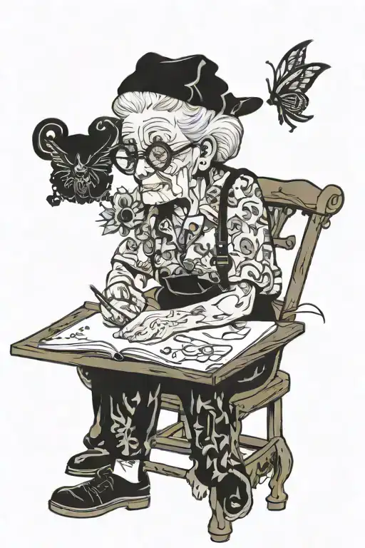 Rest In Peace Grandma Writing