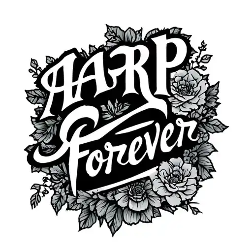 Aarp Forever Written In Script