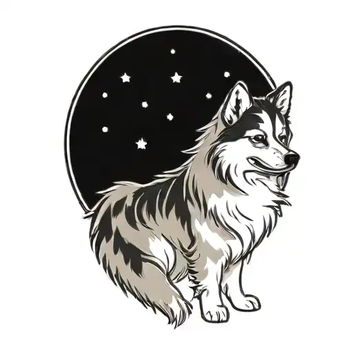 Happy Blue Merle Pomsky