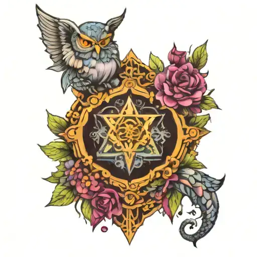 Psychedelic Esoteric Mystical Chest