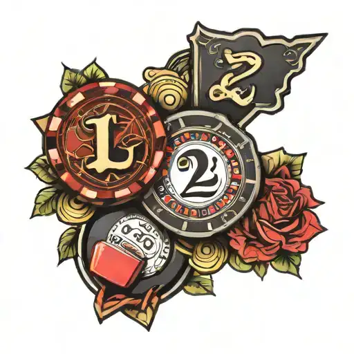 L21 Number And Casino Chip