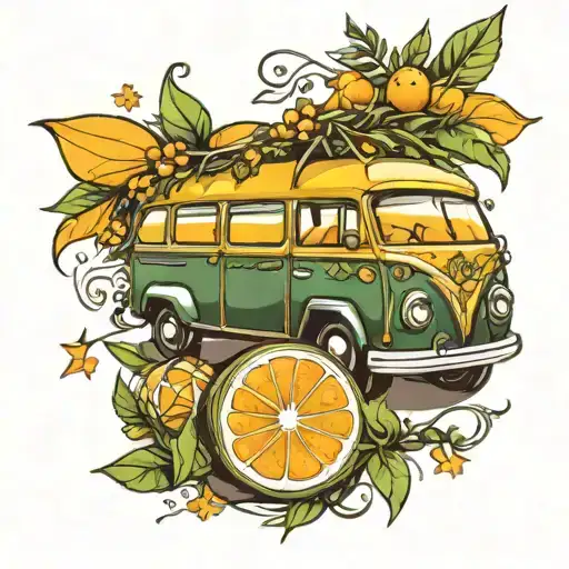 Citrus Holiday Car