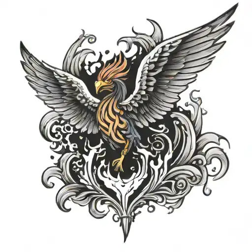 Phoenix Rising From Ashes