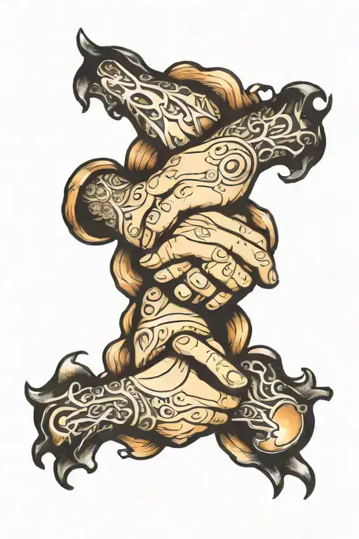 Loss Of A Brother Holding Hands