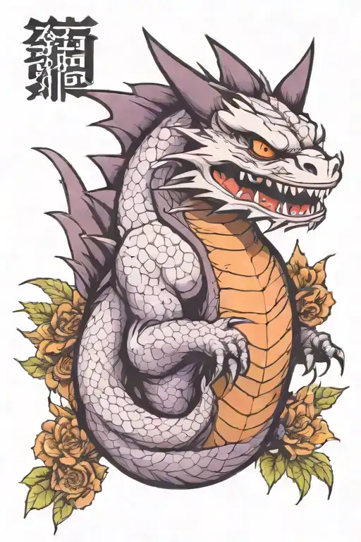 Gengar Yakuza Sleeve Tattoo Dragon