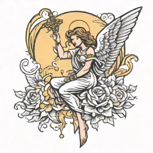 Angel As The Sun Shining