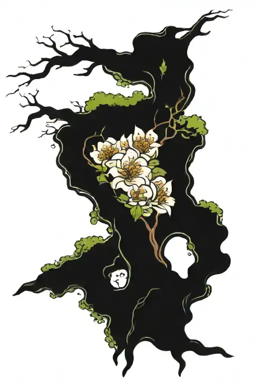 Tree Flower Nature Elements Like Trees