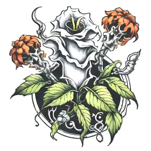 Ghost Pipe Plant Growing