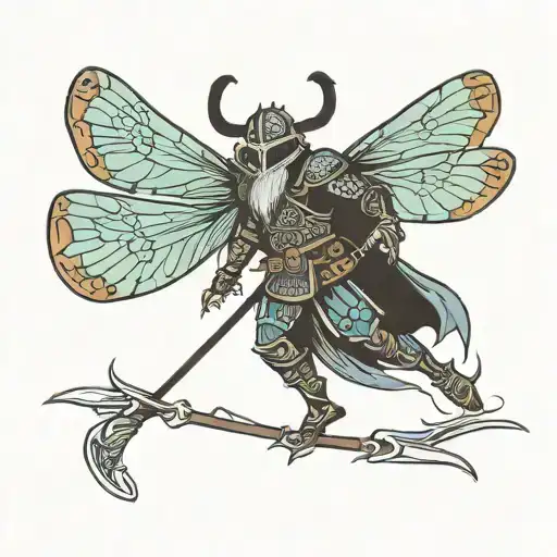 Viking Warrior Dragonfly Landing