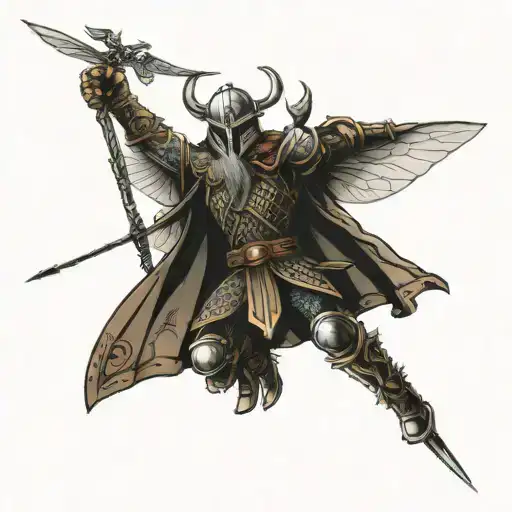 Viking Warrior Dragonfly Landing