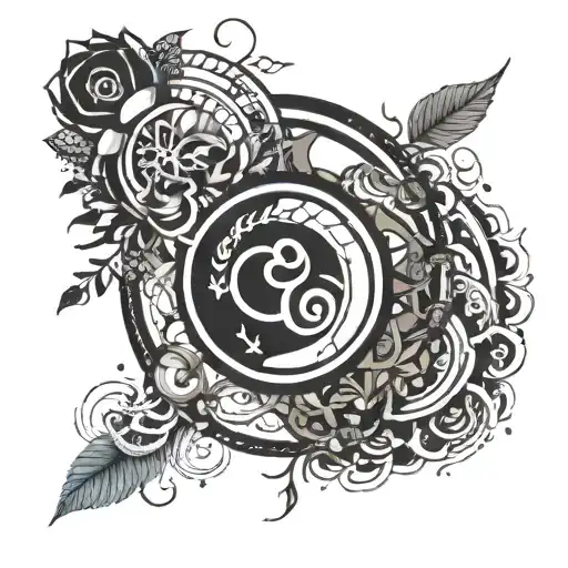 Trash Polka And Enso Circle