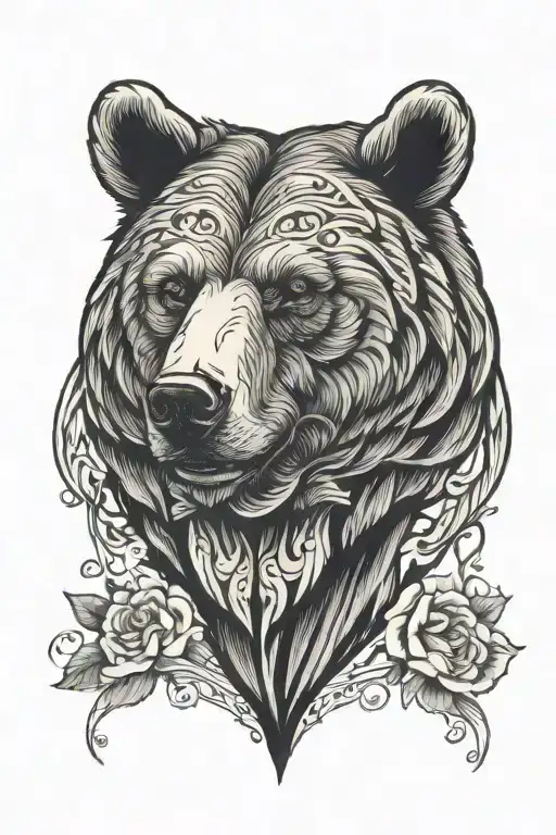 Bear Head Majestic Beautiful