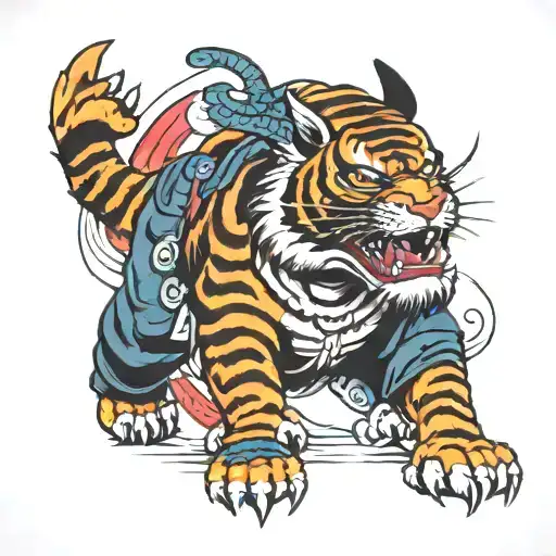 Samurai Tiger Japanese House