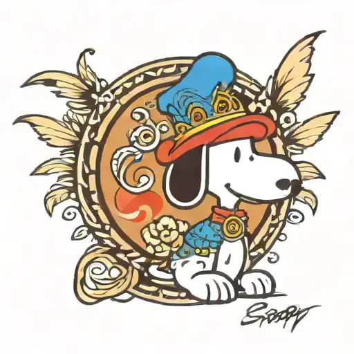 Snoopy Tribal